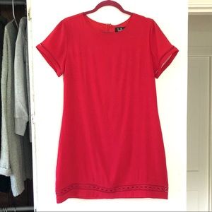 LULU’S | Bright Red Short Sleeved Dress